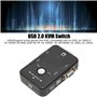 Commutateur KVM USB 2.0, Commutateur KVM USB 2 Ports 1920x1440 Commutateur KVM Double Moniteur 2 Ports pour WIN95 98 98SE 2000 M