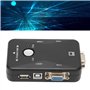 Commutateur KVM USB 2.0, Commutateur KVM USB 2 Ports 1920x1440 Commutateur KVM Double Moniteur 2 Ports pour WIN95 98 98SE 2000 M