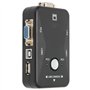 Commutateur KVM USB 2.0, Commutateur KVM USB 2 Ports 1920x1440 Commutateur KVM Double Moniteur 2 Ports pour WIN95 98 98SE 2000 M