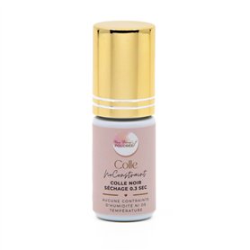 NoConstraint Colle Noir à Extension de Cils pour Professionnels - Colle Faux Cils Séchage Ultra Rapide (0