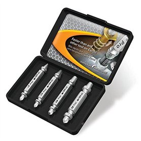 PROtastic® Extracteur de vis endommagées (pour enlever les vieilles vis du bois) : enlevez facilement les vis dénudées ou endomm