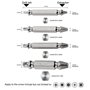 PROtastic® Extracteur de vis endommagées (pour enlever les vieilles vis du bois) : enlevez facilement les vis dénudées ou endomm