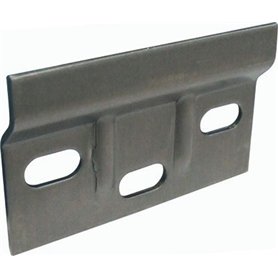 Cintres pour plaque murale en acier pour armoire penderie. Lot de 10. D027.