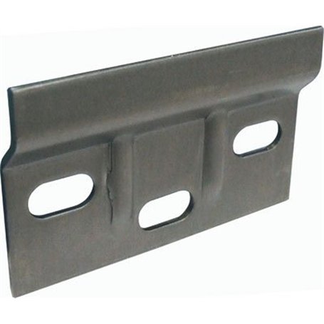Cintres pour plaque murale en acier pour armoire penderie. Lot de 10. D027.
