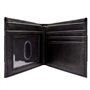 Nintendo Legend of Zelda Textured Golden Triforce Portefeuille Bi-Fold Porte-Carte d'Identité & Porte-Carte, Noir