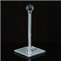 Porte-rouleau d'essuie-tout en diamant écrasé - Argent étincelant - Cristaux Swarovski - Hauteur : 31 cm - Distributeur de papie