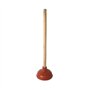 T&B Déboucheur WC avec poignée de 430 mm et tasse de 150 mm Rouge
