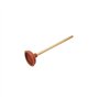 T&B Déboucheur WC avec poignée de 430 mm et tasse de 150 mm Rouge