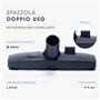 Brosse combinée Universelle pour aspirateur centralisé - Compatible avec toutes les aspirateurs centralisé tels que Sistem Air, 