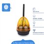 WallMall - Clignotant universel à LED 3 W de 12 V à 265 V AC/DC avec antenne intégrée pour portail automatique barres de garage 