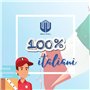 WallMall - Clignotant universel à LED 3 W de 12 V à 265 V AC/DC avec antenne intégrée pour portail automatique barres de garage 