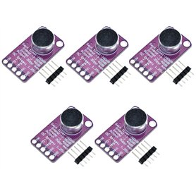TECNOULAB 5 pièces Module de Carte d'amplificateur de Microphone MAX9814 contrôle Automatique du Gain