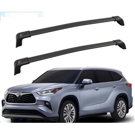 zjxmnb Voiture Toit Barres pour Toyota Highlander 2020 2021 2022 2023