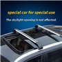 zjxmnb Voiture Toit Barres pour Hyundai I40 5-Dr Estate 2011-2020, Aluminium Porte-Bagages Croix Balustrade Transporteur Antirou