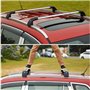 zjxmnb Voiture Toit Barres pour Land Range Rover Evoque 2011-2018, Aluminium Porte-Bagages Croix Balustrade Transporteur Antirou