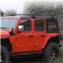 zjxmnb Voiture Toit Barres pour JEE-p Wrangler 5 Door 2007-2020, Aluminium Porte-Bagages Croix Balustrade Transporteur Antirouil