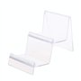 Ocobudbxw Clair Acrylique Portefeuille présentoir Support en Cuir Sac à Main Sac à Main Porte-Bijoux