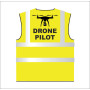 Gilet de sécurité haute visibilité pour drone Pilot EN471 Jaune Taille M