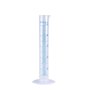 LejeMaek Cylindre de Mesure de Mesure en Plastique Test bécher gradué Conteneur Liquide 50 ML Tube à essai