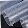 LejeMaek Cylindre de Mesure de Mesure en Plastique Test bécher gradué Conteneur Liquide 50 ML Tube à essai
