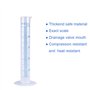 LejeMaek Cylindre de Mesure de Mesure en Plastique Test bécher gradué Conteneur Liquide 50 ML Tube à essai