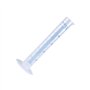LejeMaek Cylindre de Mesure de Mesure en Plastique Test bécher gradué Conteneur Liquide 50 ML Tube à essai