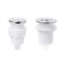 Buwei Bouton de Commutation d'air Poussoir 28mm / 32mm pour Interrupteur d'élimination des déchets de Spa de Baignoire