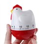 GUMEI Minuteur de cuisine mécanique en forme de poule avec alarme et rappel