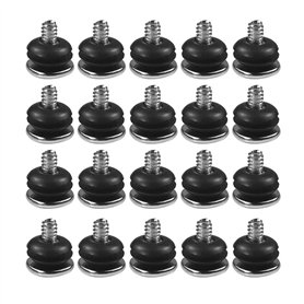 GUMEI Dissipateur de Chaleur 20pcs Boîtier d'Ordinateur Vis Antichoc + Absorption des Chocs 3.5 Pouces HDD Shock
