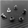 GUMEI Dissipateur de Chaleur 20pcs Boîtier d'Ordinateur Vis Antichoc + Absorption des Chocs 3.5 Pouces HDD Shock
