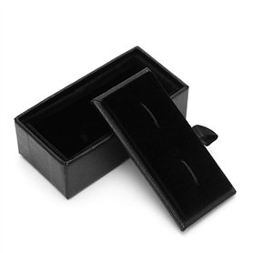 ZEKANXX Boîte de rangement en similicuir pour boutons de manchette homme et femme