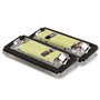 KaTur - 1 Paire de Feux de Plaque d'immatriculation Qook 18 Ampoules LED Blanches pour B MW