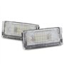 KaTur - 1 Paire de Feux de Plaque d'immatriculation Qook 18 Ampoules LED Blanches pour B MW