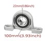 COMOK Lot de 2 roulements à billes KP004 de 99 mm de diamètre intérieur 22 mm en alliage de zinc