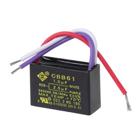 SUCHUANGUANG Condensateur Noir CBB61 1
