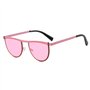 Nouveau 2025 Lunettes de soleil Mode Ovale Lunettes de soleil Femmes Hommes Luxe Émetteur Alliage Gradients Lentilles Vintage Pr