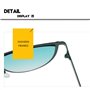 Nouveau 2025 Lunettes de soleil Mode Ovale Lunettes de soleil Femmes Hommes Luxe Émetteur Alliage Gradients Lentilles Vintage Pr