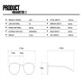 Nouveau 2025 Lunettes de soleil Mode Ovale Lunettes de soleil Femmes Hommes Luxe Émetteur Alliage Gradients Lentilles Vintage Pr