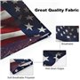 Bandanas d'anniversaire pour chien - Drapeau américain - Lavable - Accessoires pour animaux de compagnie - Écharpe triangulaire 