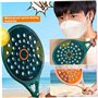 Ensemble de Raquettes de Tennis, Raquette Beach Tennis étanche avec Trou d'aération, Raquettes Paddle 18, 1 x 8, 7 Pouces avec p