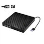 ZKLGS Lecteur DVD pour TV, Lecteur de CD DVD Externe, USB 3.0 et Type-C Portable CD DVD +/-RW Lecteur de Lecteur DVD/CD ROM grav