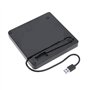 ZKLGS Lecteur DVD pour TV, Lecteur de CD DVD Externe, USB 3.0 et Type-C Portable CD DVD +/-RW Lecteur de Lecteur DVD/CD ROM grav