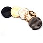10 pièces 30mm gros boutons décoratifs boutons irréguliers en or pour chemise pardessus accessoire de couture, 30mm