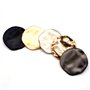 10 pièces 30mm gros boutons décoratifs boutons irréguliers en or pour chemise pardessus accessoire de couture, 30mm