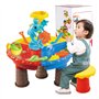 Upiulote Table à Eau pour Tout-Petits 1 Ensemble Table de Sable coloré avec Mignon Dauphin abbs sensoriel interactif Parent-Enfa