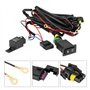 BPBZUTUMDZ Kit de câblage de commutateur de Phare antibrouillard de Voiture 12V, Interrupteur Marche/arrêt, Kit de Relais de Fai