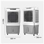 Refroidisseur Par Évaporation Commercial avec Fonction Humidificateur