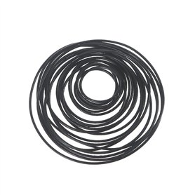 Cherjoury Lot de 20 bandes rondes en caoutchouc de silicone pour poulie de transmission de moteur de voiture - 25 à 80 mm - 1 x