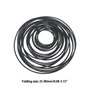 Cherjoury Lot de 20 bandes rondes en caoutchouc de silicone pour poulie de transmission de moteur de voiture - 25 à 80 mm - 1 x 