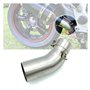 Silencieux D'échappement Moto sans Lacet Changement D'échappement Moyen Lien Tuyau Connecter pour BM&W C 600 pour Sport C650 pou